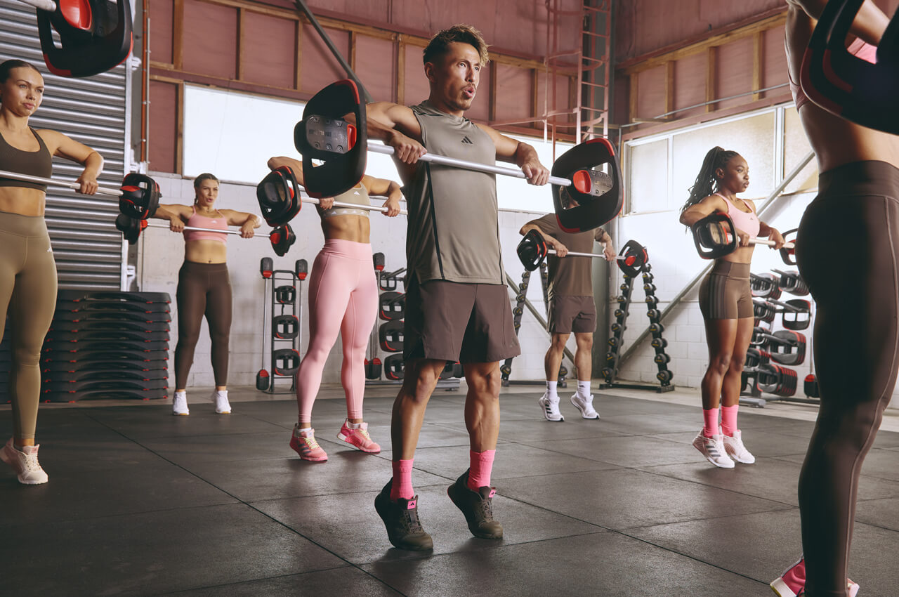 Fitnessstudiomitglieder bei Les Mills Workout