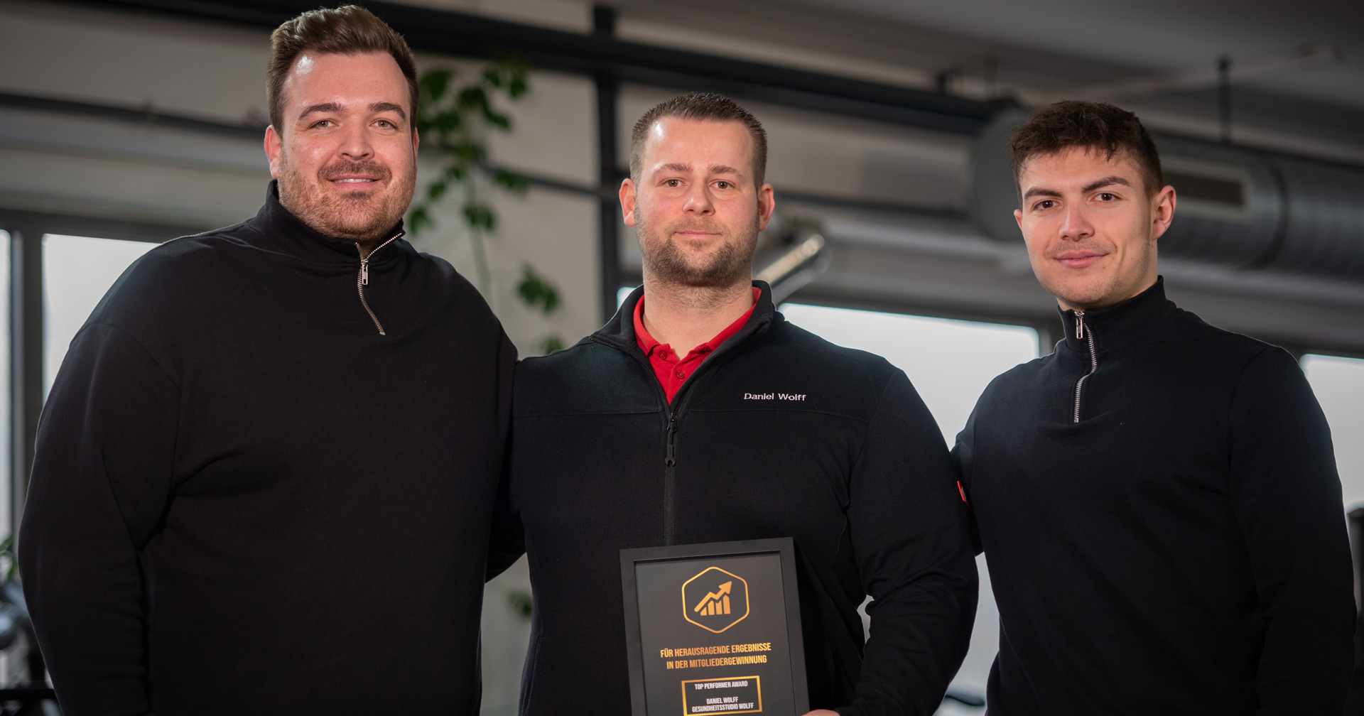 Daniel Erpenbach, Daniel Wolff und Niklas Hoffmann