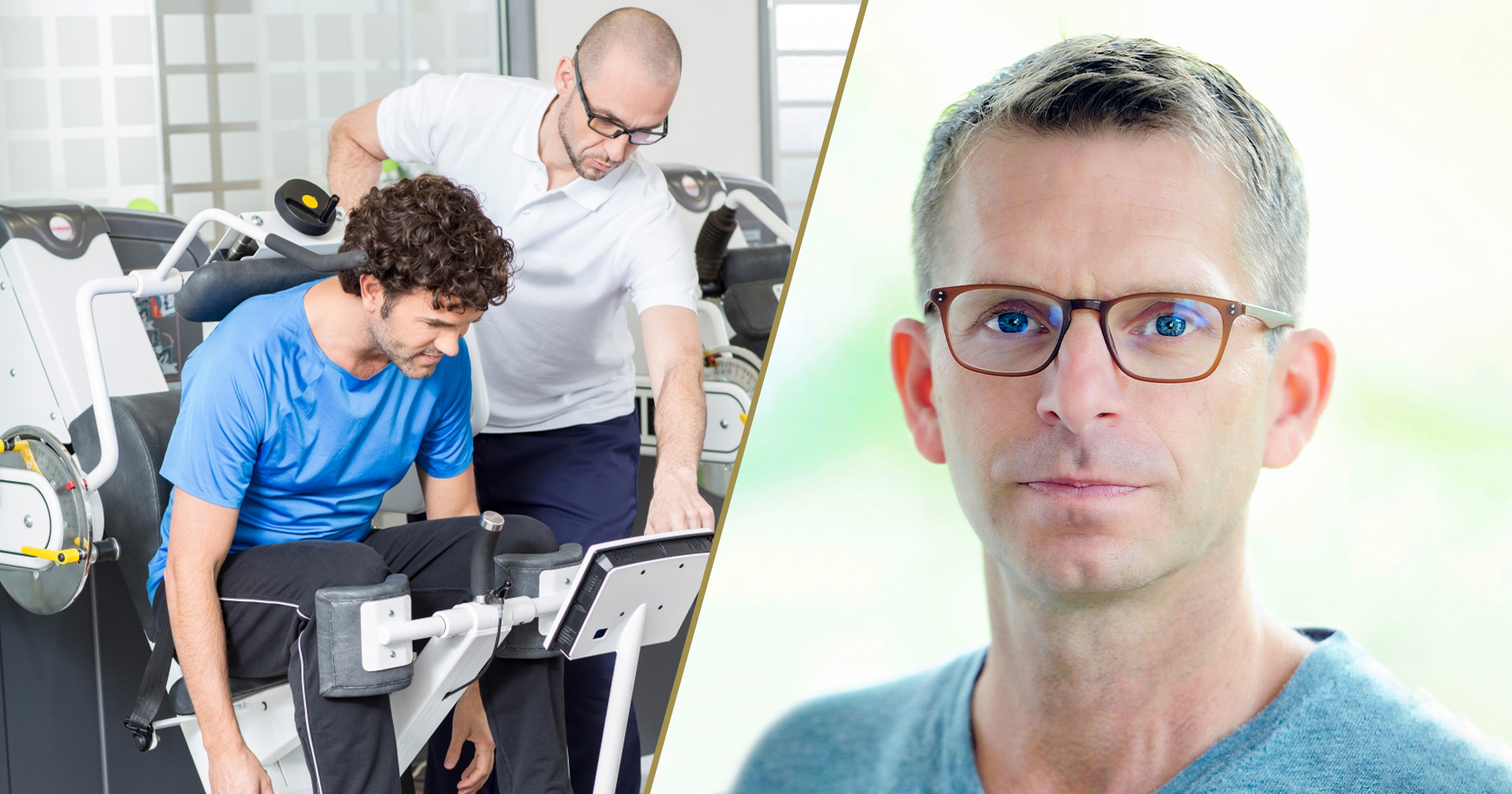 Anwendung der FPZRückenTherapie und Dipl.-Sportlehrer Martin Eberhardt