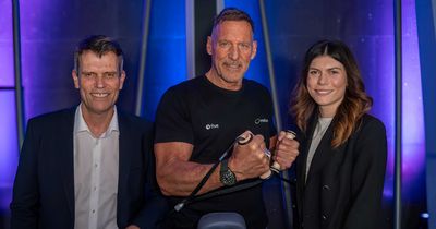 milon- und ALFA Sports-Vertreter sowie Ralph Moeller