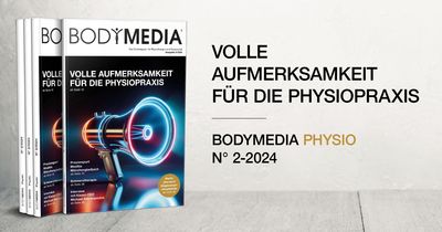 Das Cover der aktuellen Ausgabe der BODYMEDIA Physio