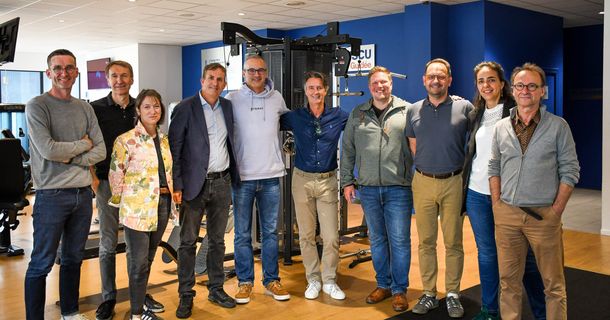 Die Verantwortlichen der Sport Alliance GmbH und von l'Orange Bleue