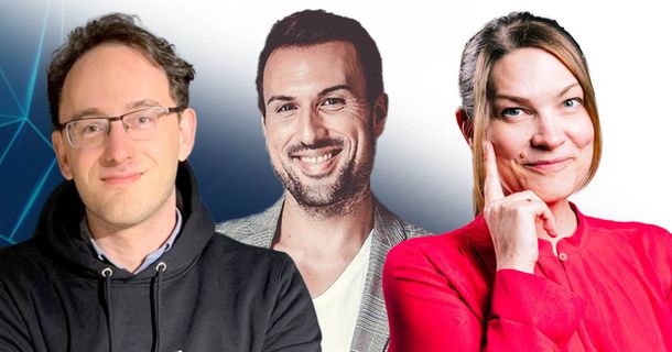 Andreas Bechler, Basti Feder und Nadine Zott (v. l.)