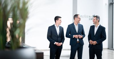 Dr. Jan Helmig, Benedikt Steffen und Jakob Stauber
