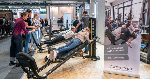 Im Vergleich zu 2022 konnte die therapie Hamburg ihre Ausstellerquote um 40 % steigern