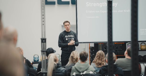 Beim Eleiko Strength Day in Hilden inspirierten unterschiedliche Speaker die Teilnehmer
