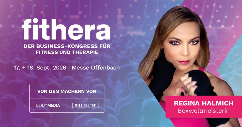 Box-Weltmeisterin Regina Halmich hält Keynote auf der fithera 2026