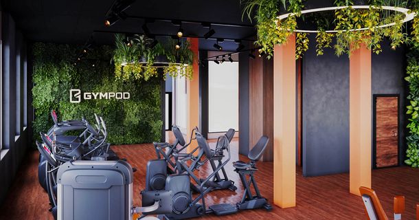 Ein GYMPOD-Studio von innen
