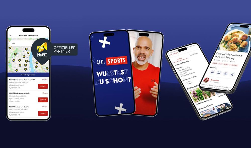 Aldi Süd kooperiert mit McFIT und startet eigene FitnessApp