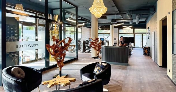 Der Eingangsbereich im Wellvitale in Ludwigsfelde