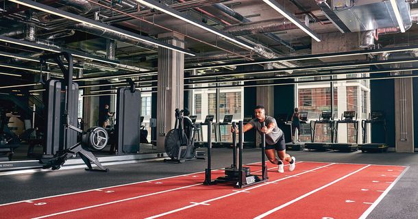 Functional Fitness Area im Londoner Luxus-Gesundheitsclubs Third Space