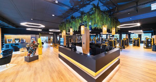 Fitnesstheke des Happy Fit Premium in Konstanz