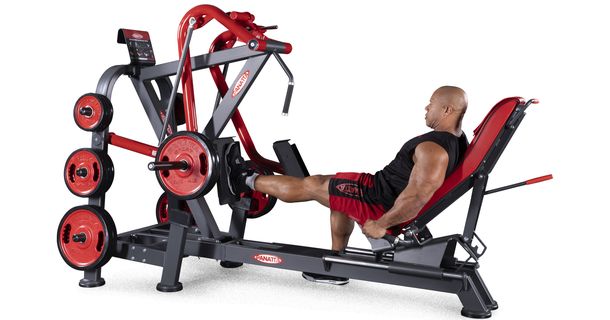 Phil Heath auf dem Super Horizontal Leg Press Dual System
