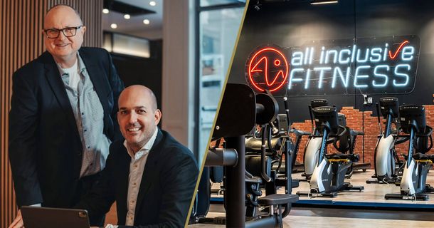 Stephan Schulan und Rainer Mast und ein Studio von all inclusive Fitness
