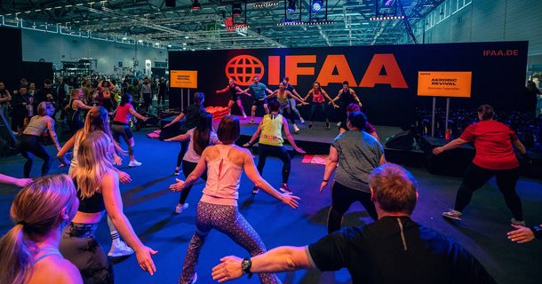 IFAA-Workout auf der FIBO