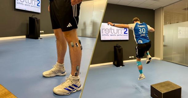Zwei Patienten mit einem Kreuzbandriss
