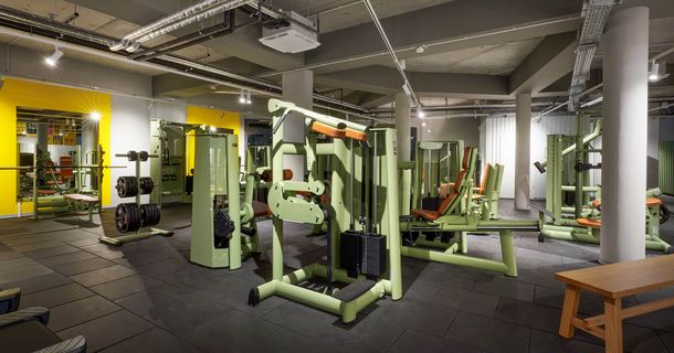 Trainingsfläche des neuen McFIT Klub in Berlin-Friedrichshain