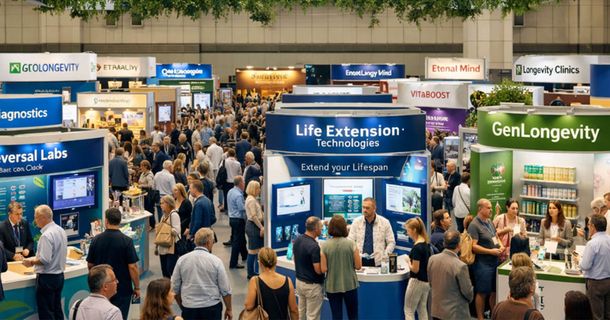 Viele Besucher auf der HealthExpo Messe in Basel
