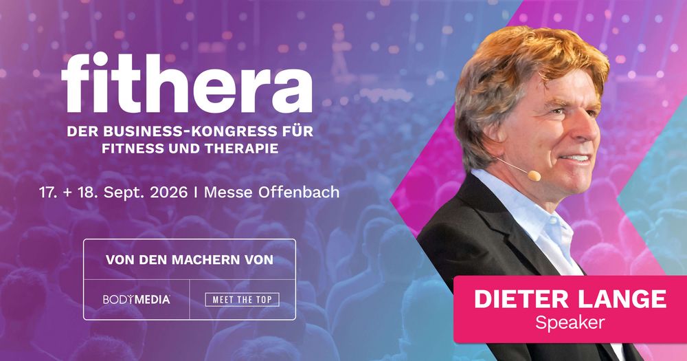 Philosophie trifft Business: Dieter Lange kommt zur fithera 2026