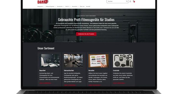 Dank Sportgeräte GmbH hat seinen Onlineshop vollständig überarbeitet