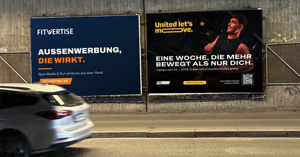Fitvertise unterstützt „United let’s move.“ 2026