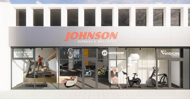 Dummy: Außenansicht Johson Fitness & Wellness Store in Düsseldorf