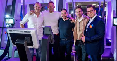 Patrick Arntzen, Ralf Moeller, Wolf Harwath, Philipp Kunz und Bernhard-Stefan Müller