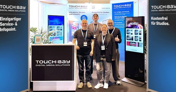 TOUCH:BAY Stand auf der FIBO