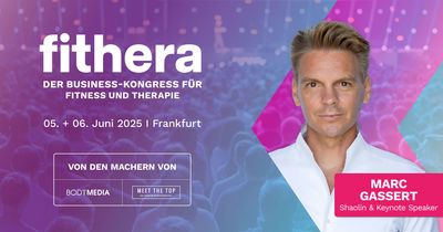 Der blonde Shaolin Marc Gassert hält Keynote auf der fithera