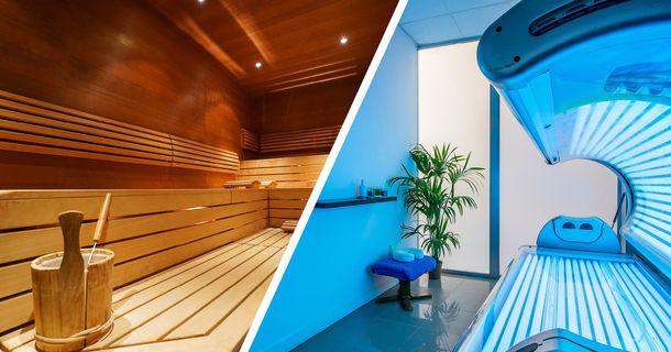 Sauna vs. Solarium