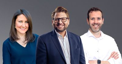 Megan Smyth, Philipp Roesch-Schlanderer und Nicolas Stadtelmeyer v. l. n. r.