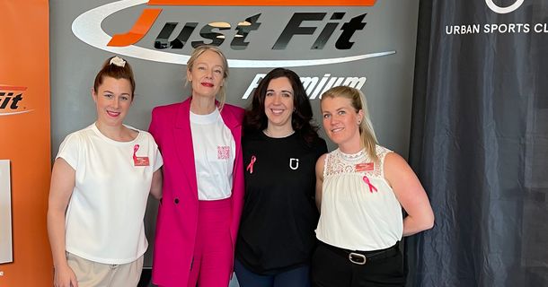 Bei einer Spendenaktion für Pink Ribbon Deutschland sammelten Clubmitglieder von Urban Sports bei einem Acht-Stunden-Lauf die Rekordpremiere von 2000 Euro.