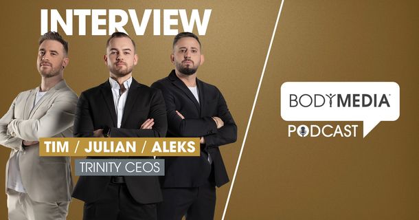 Die Geschäftsführung von TRINITY: Tim Horst, Aleksander Ostojic, Julian Perge