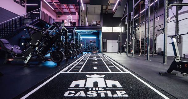 Innenansicht des Fitnessstudios "The Castle"