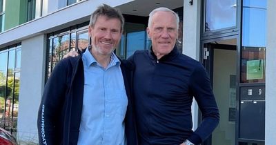 Siegfried Manz (l.) gemeinsam mit Prof. Dr. Ingo Froböse