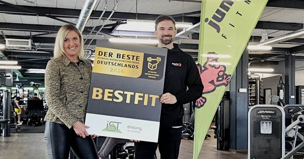 Best Fit Group erhält den Fitness-Ausbildungs-Award 2024 vom IST-Studieninstitut