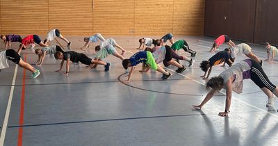 Kultusministerin Christine Streichert-Clivot besucht LES MILLS BORN TO MOVE an der Niedschule
