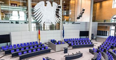 Blick auf den Bundestag