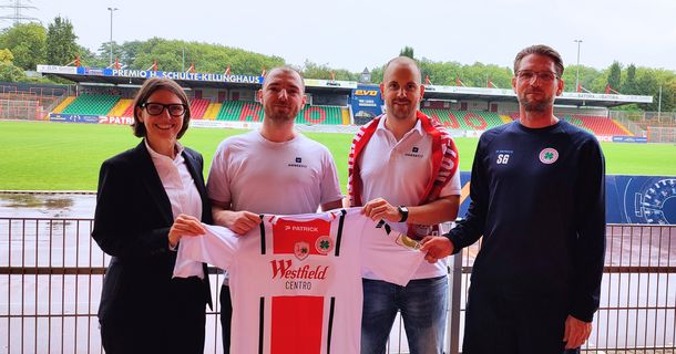 Vertreter von Hansefit und Rot-Weiß Oberhausen