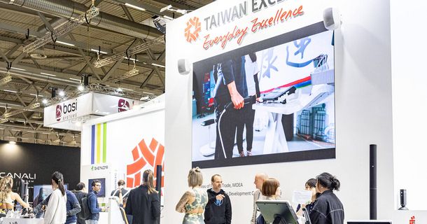 Stand von Taiwan Excellence auf der FIBO