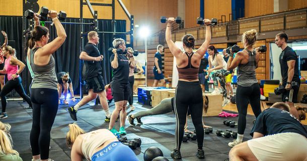 Training beim IFAA Fitness Festival