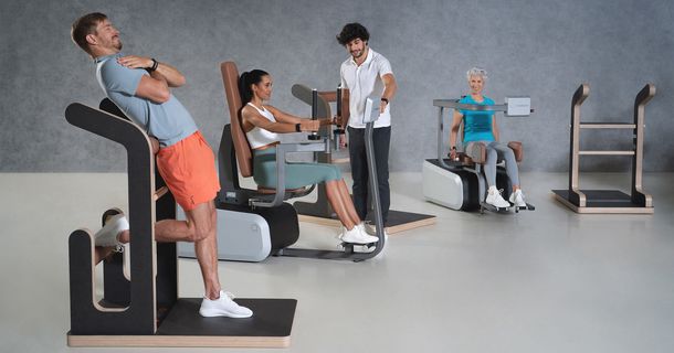 milon & five präsentieren Lösungen für die Physiotherapie der Zukunft