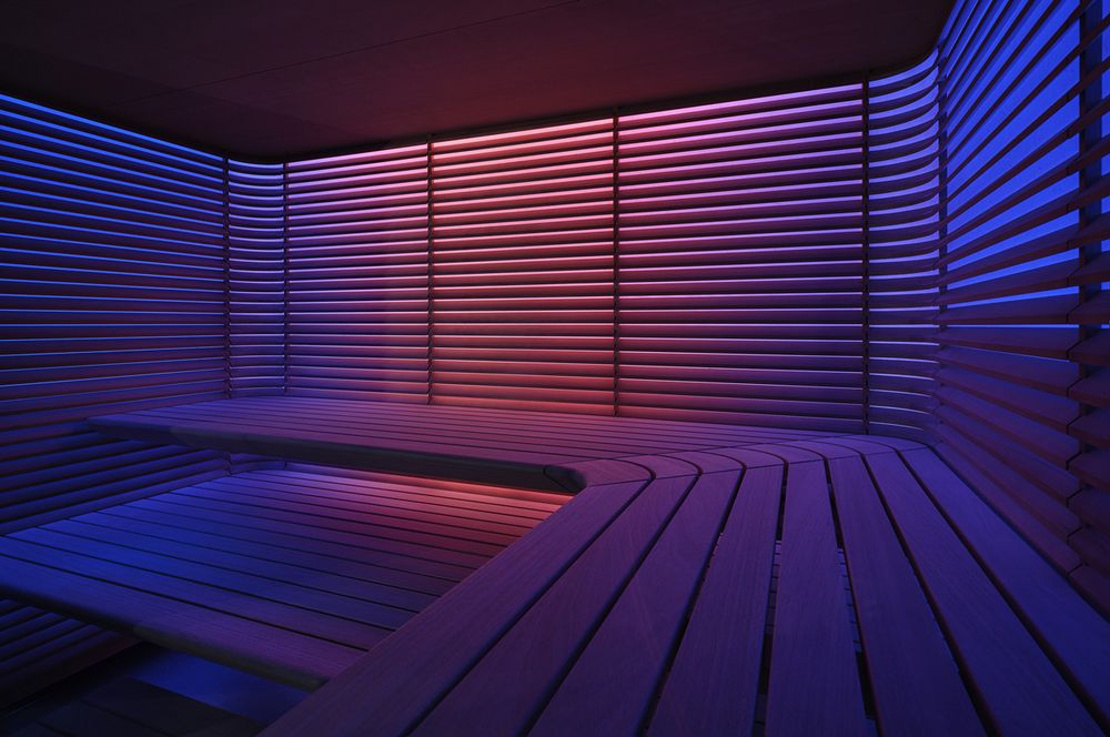 Innenansicht der Sauna S11