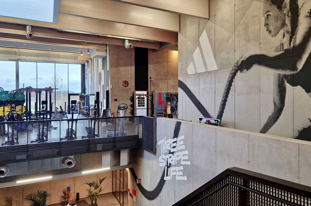 Das Adidas-Gym in Herzogenaurach