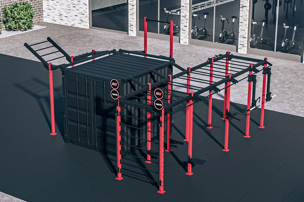 Outdoor Fitness Container Die 10ft AllIn One FitnessLösung