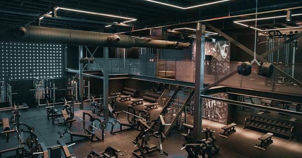 Innenansicht eines Fitnessstudios der Urban Gym Group