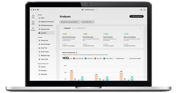 EGYM baut Business Suite aus und öffnet sein Datenökosystem