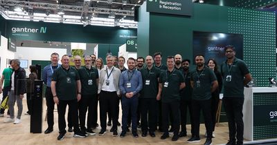 Gantner-Team am eigenen Stand auf der FIBO