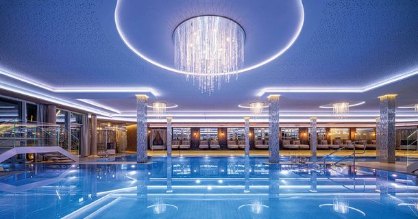 Der Spa-Bereich im 5* Wellness- & Sporthotel Jagdhof