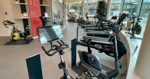 Laufbänder und Cycling Bikes im Johnson Shop in Hamburg
